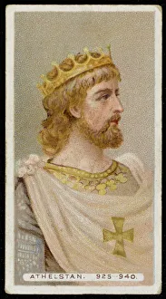 King Athelstan Print - 10th Century King of England