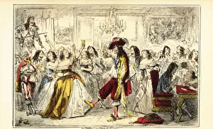 King Charles II at a dance party during the Restoration King Charles II at a dance party during the Restoration