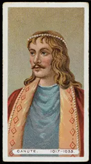 English Royal Family Tree Prints: King Cnut / Canute / Cig Cd