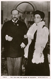 King Ferdinand and Queen of Bulgaria King Ferdinand and Queen of Bulgaria