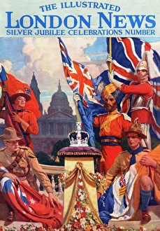 King George V Silver Jubilee celebrations, ILN cover, 1935 King George V Silver Jubilee celebrations, ILN cover, 1935