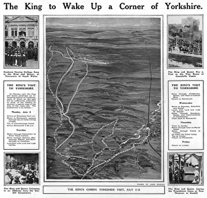 King George V - Visit to Yorkshire