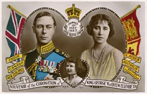 King George VI - Coronation Souvenir Postcard King George VI - Coronation Souvenir Postcard