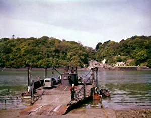 King Harry Ferry, crossing the River Fal, Cornwall King Harry Ferry, crossing the River Fal, Cornwall