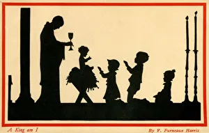 The King Am I - Nativity scene silhouette. Date: 1940s The King Am I - Nativity scene silhouette. Date: 1940s
