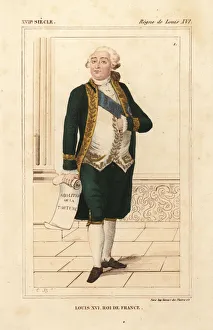 King Louis XVI of France, costume of 1776 King Louis XVI of France, costume of 1776