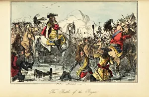 King William II crossing the river at the Battle of King William II crossing the river at the Battle of
