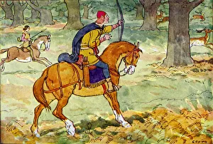 King William Rufus on his fateful hunting trip in 1100 King William Rufus on his fateful hunting trip in 1100