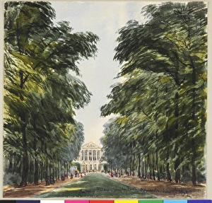 The Kings Palace from the Park, Brussels The Kings Palace from the Park, Brussels