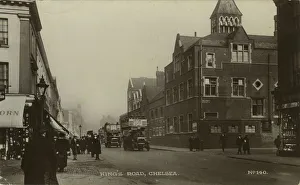 Kings Road, Chelsea, London, England. Date: 1928 Kings Road, Chelsea, London, England. Date: 1928