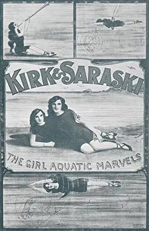 Kirk and Saraski music hall aquatic acrobats Kirk and Saraski music hall aquatic acrobats
