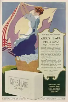 Kirks Flake White Soap Print: Heavy Duty Laundry