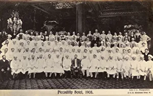 Kitchen staff, Piccadilly Hotel, London W1 Kitchen staff, Piccadilly Hotel, London W1