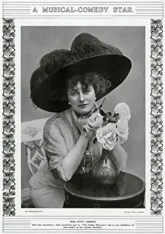 Edwardian Era Entertainment Prints: Kitty Gordon 1909