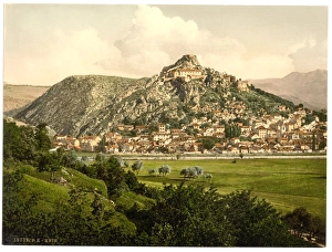 Knin, general view, Dalmatia, Austro-Hungary Knin, general view, Dalmatia, Austro-Hungary
