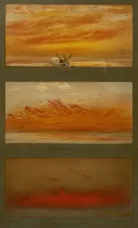 Krakatoa Print: Sunset Views with Volcanic Dust