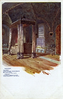 Kremlin, Moscow - Tsar Aleksey Mikhailovichs bedchamber Kremlin, Moscow - Tsar Aleksey Mikhailovichs bedchamber