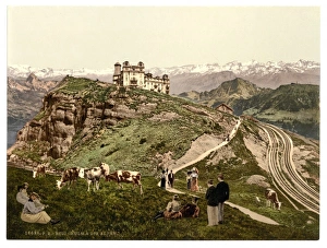 Kulm, view of the Alps, Rigi, Switzerland Kulm, view of the Alps, Rigi, Switzerland