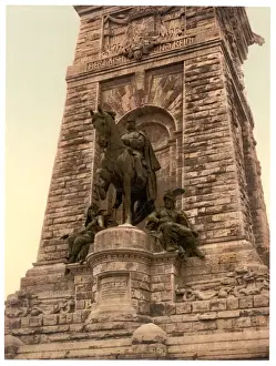 Kyffhauser Monument Prints: Kyffhauser and Monument of William I, Thuringia, Germany