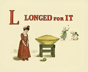 Apple Pie Picture Book Prints: L Longed for it