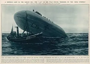 German Zeppelin Prints: L19 Zeppelin