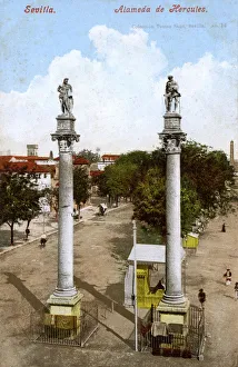La Alameda de Hercules, Seville, Spain La Alameda de Hercules, Seville, Spain