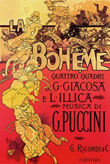 La Boheme Opera Score by Giacomo Puccini La Boheme Opera Score by Giacomo Puccini