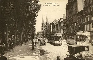 La Canebiere - the historic high street in the old quarter of Marseille La Canebiere - the historic high street in the old quarter of Marseille
