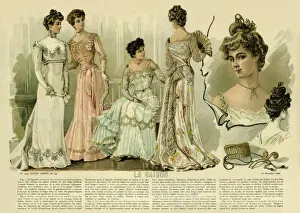 La Saison Plate Print, 1900