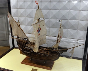 La Santa Mar?=?a. Ship used by Columbus in this first voyage La Santa Mar?=?a. Ship used by Columbus in this first voyage