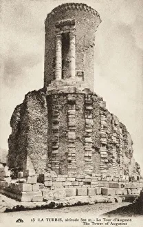 La Turbie, France - the Trophy of the Alpes La Turbie, France - the Trophy of the Alpes