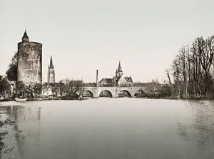 Lac d Amour - Minnewater Lake, Bruges, Belgium Lac d Amour - Minnewater Lake, Bruges, Belgium