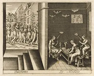 Classical Mythological Art Prints: Ladies into Bats