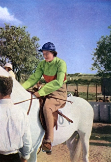 Lady Alice Egerton competing at the Marsa Club, Malta Lady Alice Egerton competing at the Marsa Club, Malta