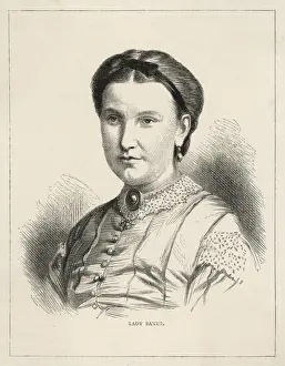 Lady Baker Print - Engraving of Explorer's Wife