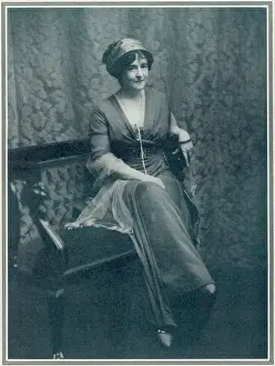 Lady Duff Gordon Print, a portrait of the fashion designer
