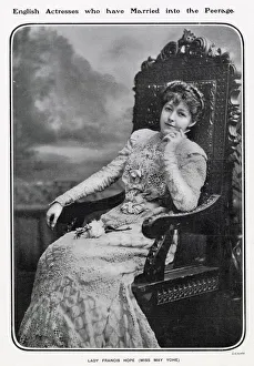Lady Francis Hope (1866 - 1938), formerly the actress Miss May Yohe Lady Francis Hope (1866 - 1938), formerly the actress Miss May Yohe