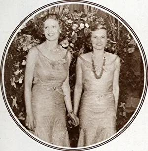 Lady Mary Lygon and Viscountess Castlerosse Lady Mary Lygon and Viscountess Castlerosse