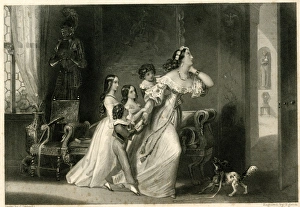 Lady Mornford separating from her children Lady Mornford separating from her children