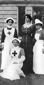 Lady Stradbroke, nursing matron at Henham Hall, WW1 Lady Stradbroke, nursing matron at Henham Hall, WW1