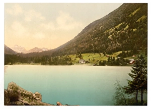 Lake Champex, I., Valais, Alps of, Switzerland Lake Champex, I., Valais, Alps of, Switzerland