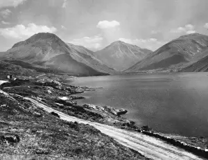 Prints of Wastwater, the wildest and perhaps the most inspiring of the lakes of the Lake District, with Great Gable towering at the head. It has never been known to freeze Lake Prints: Wastwater Print: A serene Lake District scene with Great Gable rising above