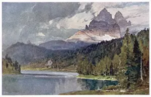 Lago di Misurina Print, Dolomites Landscape