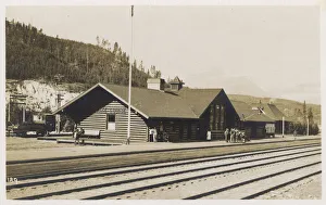 Lake Louise railroad depot, Alberta, Canada Lake Louise railroad depot, Alberta, Canada