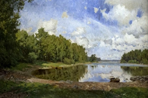 Lake view at Engelsberg, Vastmanland, 1893, by Olof Lake view at Engelsberg, Vastmanland, 1893, by Olof