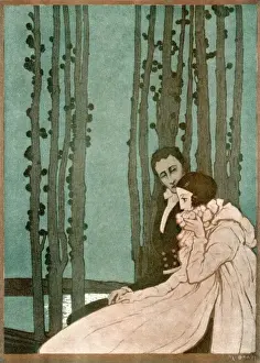 19th Century History Prints: Lamartine and Elvire