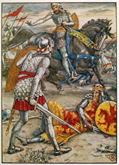 Lancelot Saves Arthur