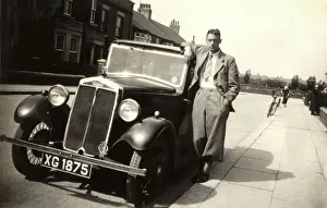Vintage Transport Vehicles Prints: Lanchester car