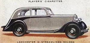 Vintage Saloon Cars Prints: Lanchester Streamlined
