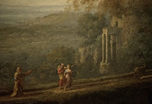 Landscape with Rebekah Taking Leave of her Father Landscape with Rebekah Taking Leave of her Father